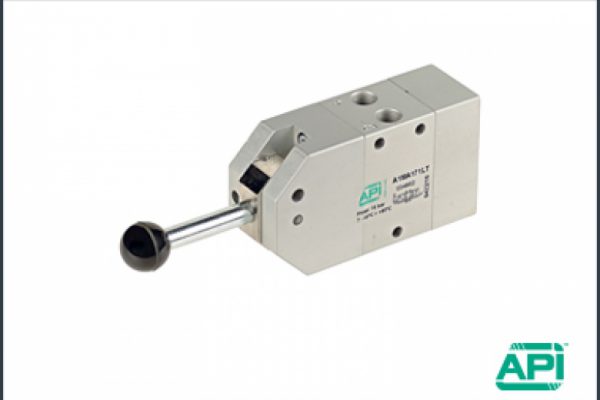 Manually Operated Valves Series A1 1/8", 5/3, manually operated, open centers